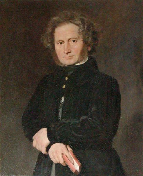 B.s. Ingemann by Christian Albrecht Jensen Oil Painting Reproductions