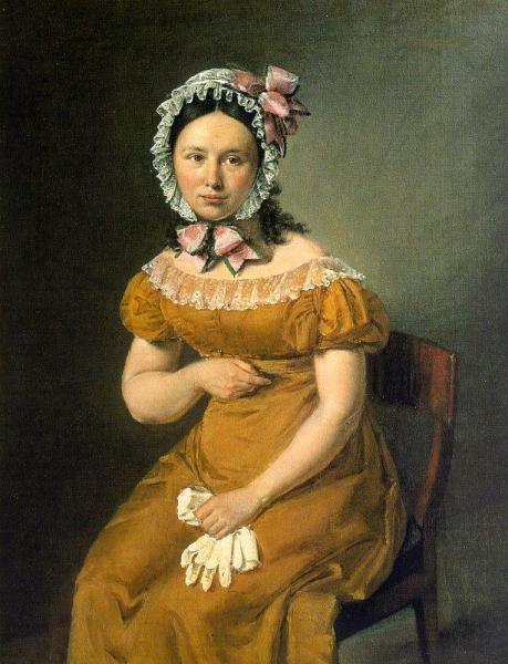 Cathrine Jensen (the Artist's Wife) by Christian Albrecht Jensen