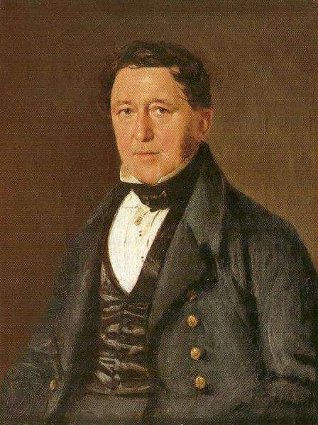 Peter Hiort Lorenzen, Danish Merchant And Politician by Christian Albrecht Jensen