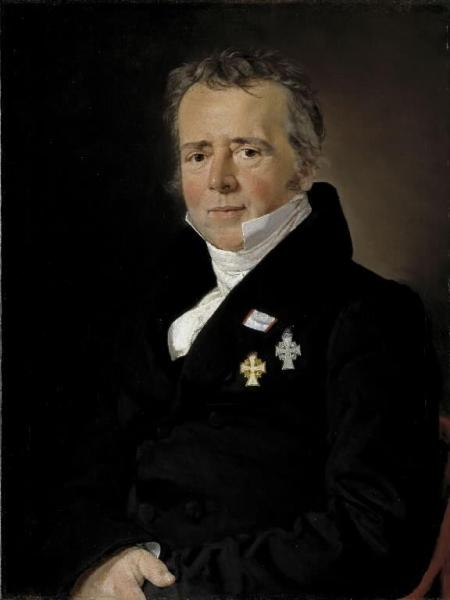 Portrait Of The Phycisist Hans Christian Ørsted by Christian Albrecht Jensen Oil Painting Reproductions
