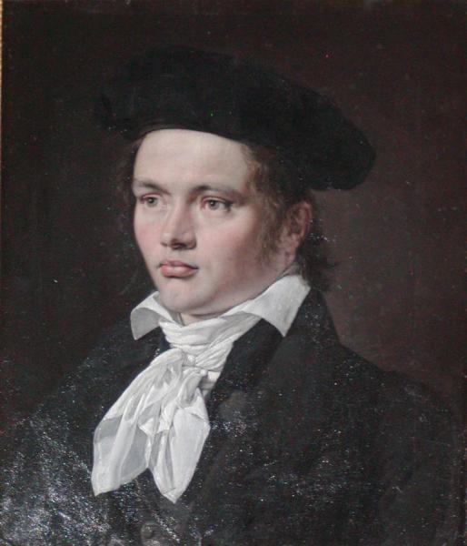 Sculptor H. E. Freund by Christian Albrecht Jensen Oil Painting Reproductions