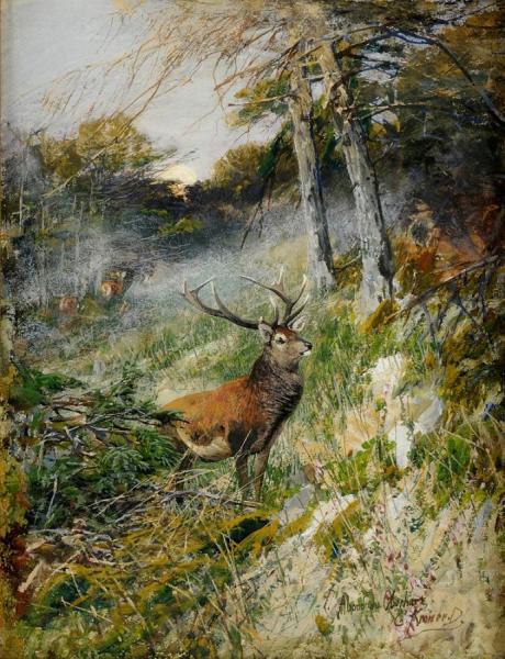 Evening In The Oberharz by Christian Johann Kroner