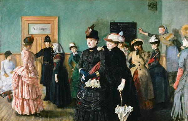 Albertine To See The Police Surgeon by Christian Krohg