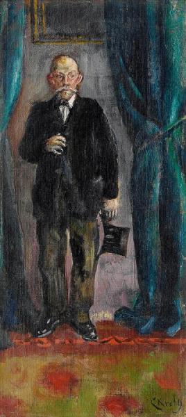 Portrait Of A Man by Christian Krohg