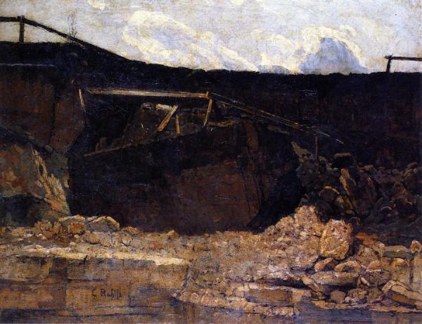 Abandoned Quarry by Christian Rohlfs