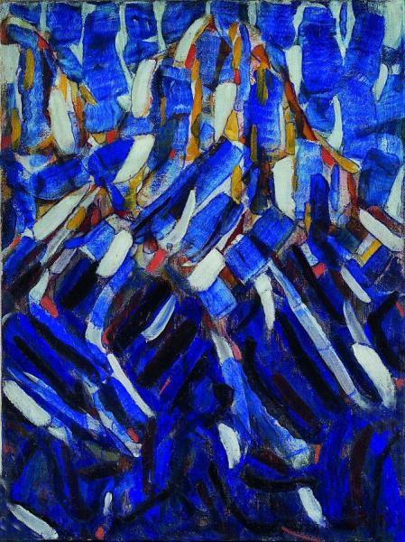 Abstraction (the Blue Mountain) by Christian Rohlfs