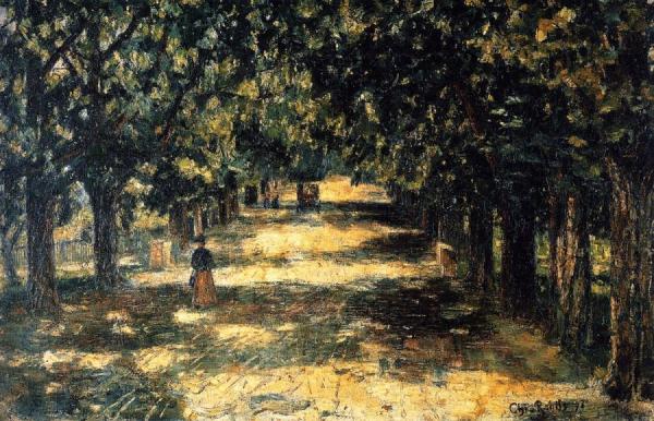 Belvedere - Avenue In Weimar by Christian Rohlfs