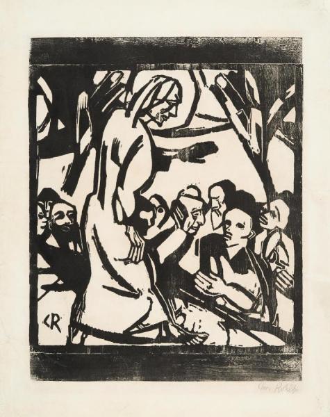 Bergpredigt 1916 by Christian Rohlfs