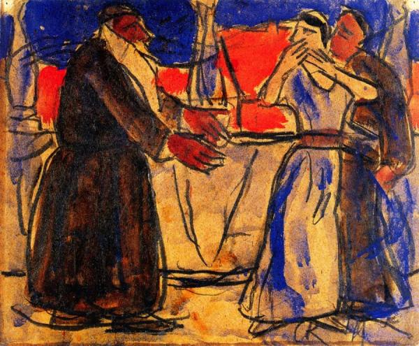 Biblical Scene by Christian Rohlfs