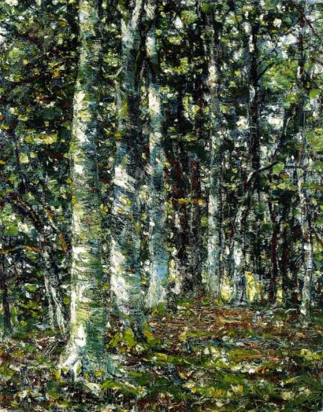 Birches by Christian Rohlfs