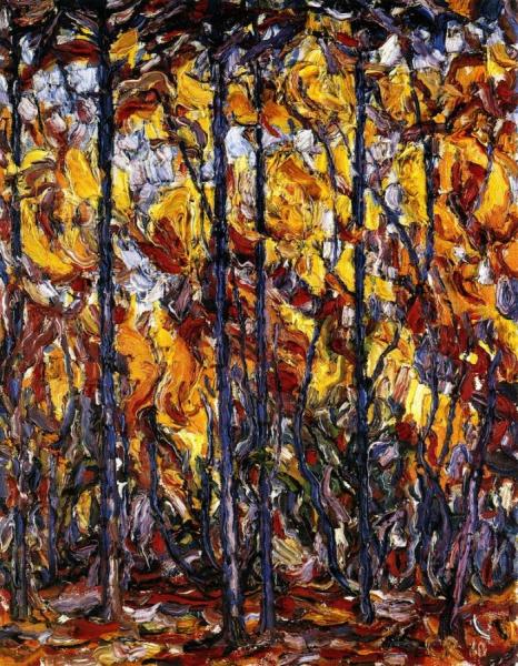 Buchen Im Herbst by Christian Rohlfs