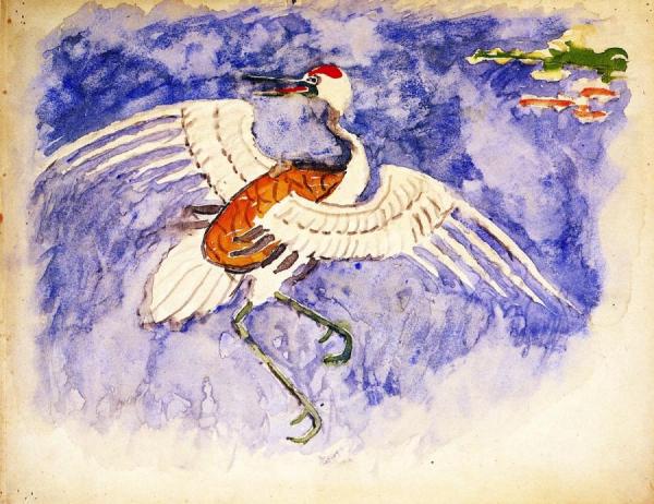 Crane by Christian Rohlfs