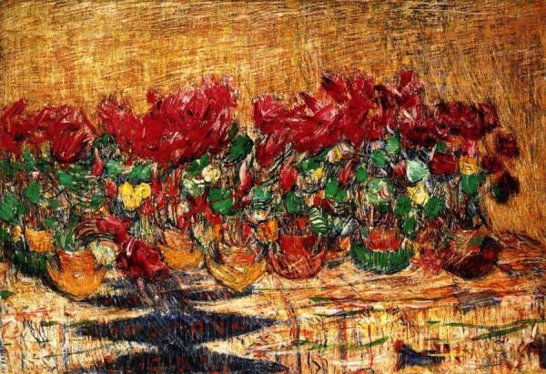 Cyclamen by Christian Rohlfs