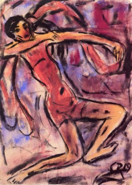 Dancer by Christian Rohlfs