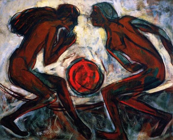 Dancing Around The Ball Of The Sun by Christian Rohlfs