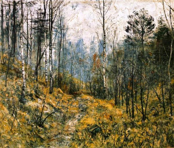 Der Wilde Graben Bei Weimar Im Spätherbst by Christian Rohlfs