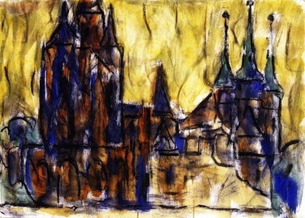 Dom Und Severi, Erfurt by Christian Rohlfs