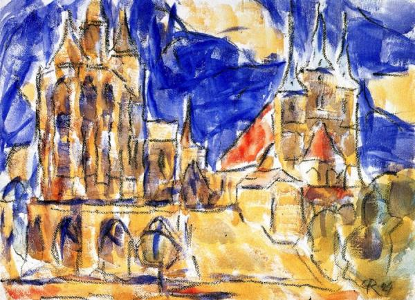 Dom Und Severi, Erfurt by Christian Rohlfs