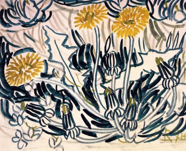 Flowers by Christian Rohlfs