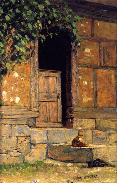 Front Door by Christian Rohlfs Oil Painting Reproductions