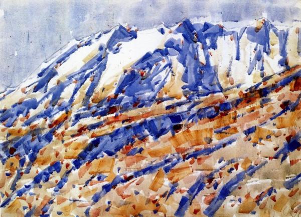 Giridone In The Snow by Christian Rohlfs