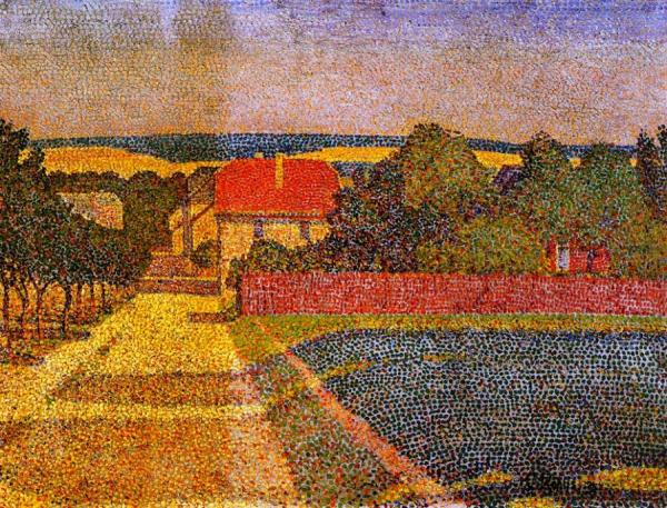 Houses In Weimar by Christian Rohlfs