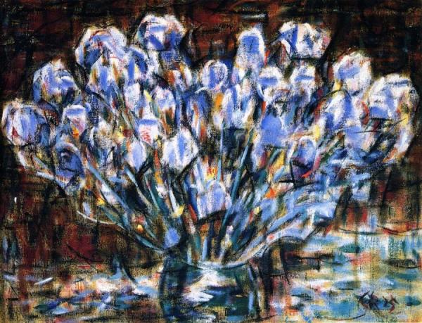 Iris by Christian Rohlfs Oil Painting Reproductions