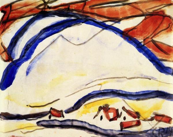 Landscape by Christian Rohlfs