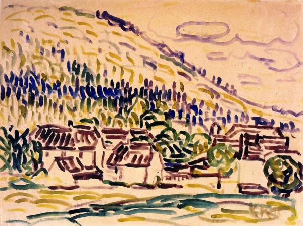 Landscape Of Hetschburg by Christian Rohlfs