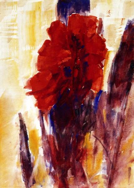 Large Canna Indica by Christian Rohlfs