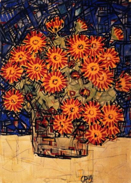 Marigolds by Christian Rohlfs