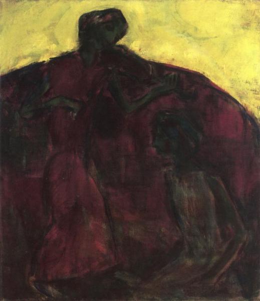 Music, The Violinist by Christian Rohlfs