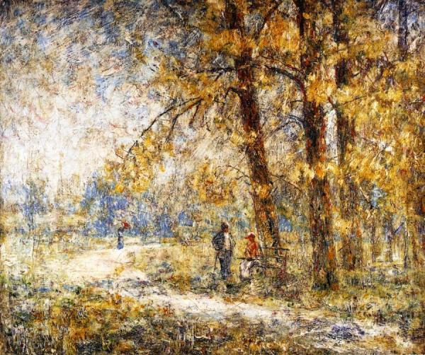 Park In Weimar by Christian Rohlfs