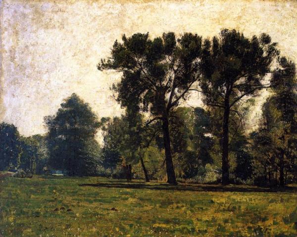 Poplars In Goethes Gartenhaus by Christian Rohlfs