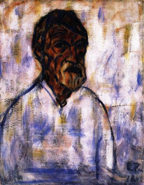 Self-portrait by Christian Rohlfs