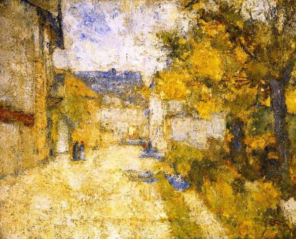 Christian Rohlfs Street In Weimar