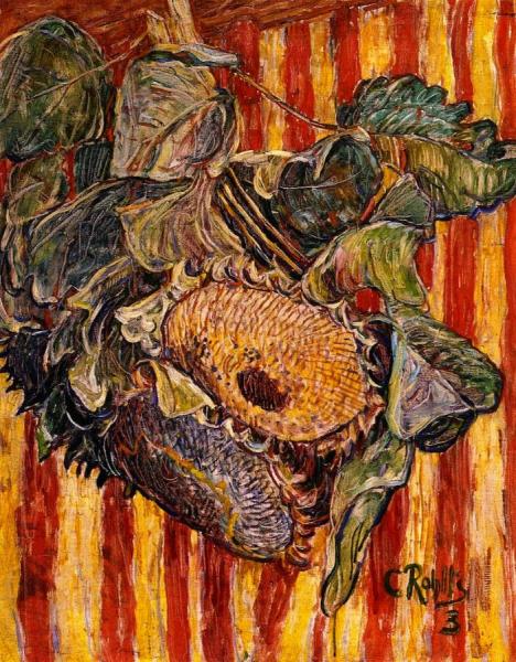 Sunflowers by Christian Rohlfs