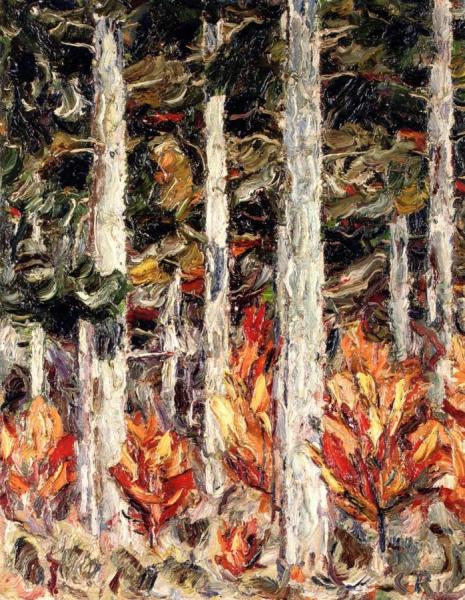 Sunlit Forest by Christian Rohlfs