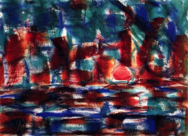 Sunset On The Baltic Sea by Christian Rohlfs