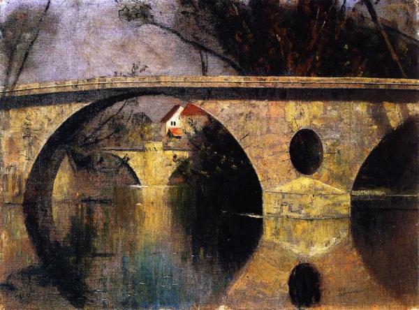 The Star Bridge In Weimar by Christian Rohlfs