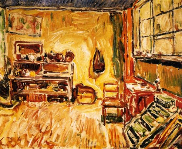 The Studio In Weimar by Christian Rohlfs