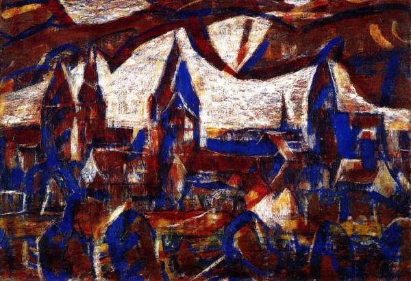 The Towers Of Soest by Christian Rohlfs