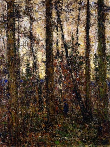 Two Children In The Forest by Christian Rohlfs