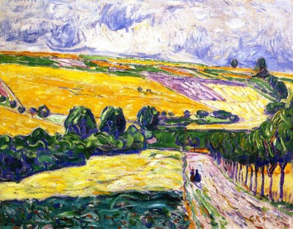 Upper Weimar Landscape by Christian Rohlfs