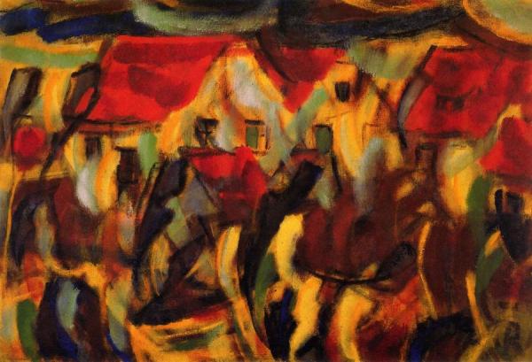 Village by Christian Rohlfs