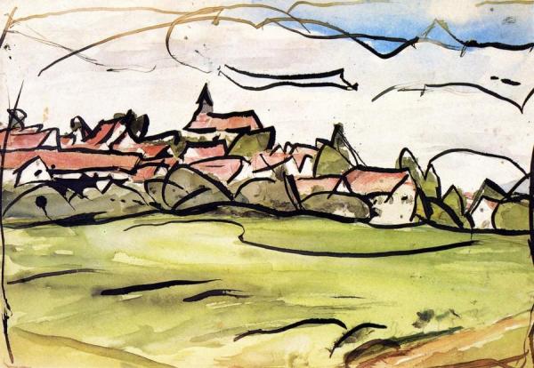 Village by Christian Rohlfs