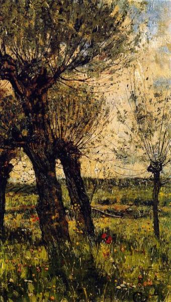 Weiden Im Gegenlicht by Christian Rohlfs