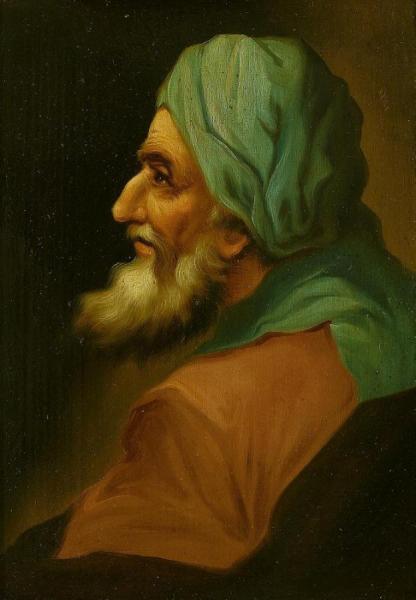 Portrait Of A Bearded Old Man In Oriental Costume by Christian Wilhelm Ernst Dietrich