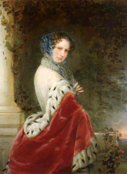 Portrait Of Empress Alexandra Fyodorovna by Christina Robertson