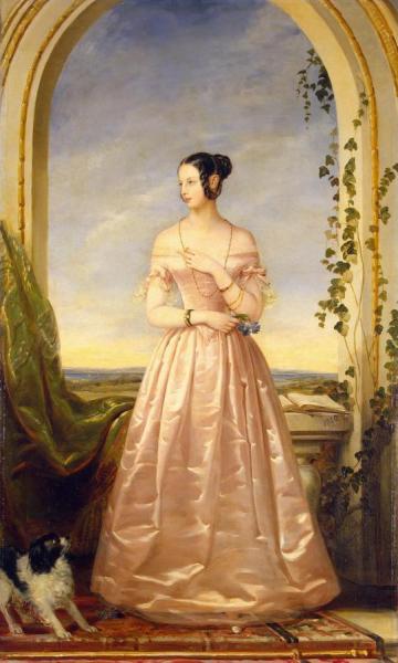 Portrait Of Grand Duchess Alexandra Nikolaievna by Christina Robertson